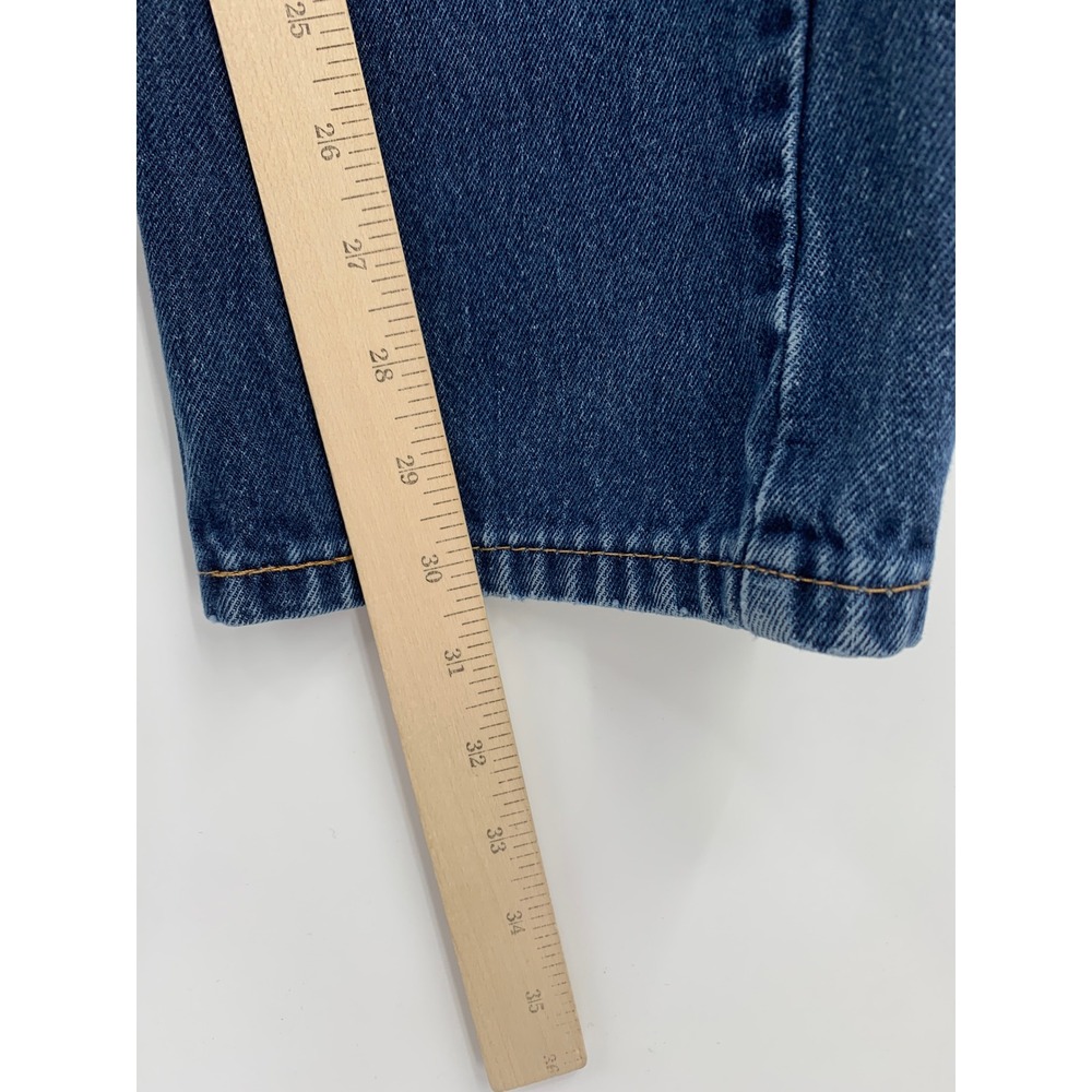 Levis 505 Jeans Mens 32x32 Blue Straight Leg Medium Wash Denim Pants - Picture 8 of 10